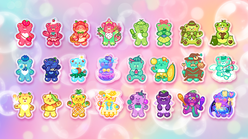 Porozmieszczane misie na planszy